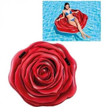 Intex 58783EU - Rosa Roja Hinchable fotorrealista con asas