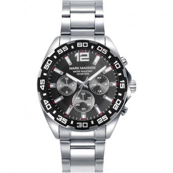 Mark Maddox - Reloj de Hombre Mission caja y brazalete de acero