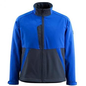 Mascot Workwear Forro polar de trabajo Softshell Finley 15702, color Azul marino oscuro y Azul real, talla XXL, Unisex