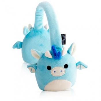 Auriculares Bluetooth de felpa Squishmallows Tatiana, diseño cómodo y suave, alcance de 10m
