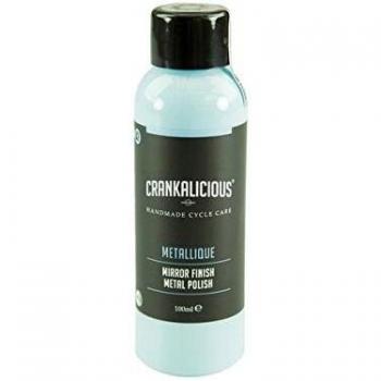 crankalicious ciclo atención – Metallique cromo y metal polaco – Alto rendimiento polaco para un acabado de espejo en bicicleta componentes – 100 ml