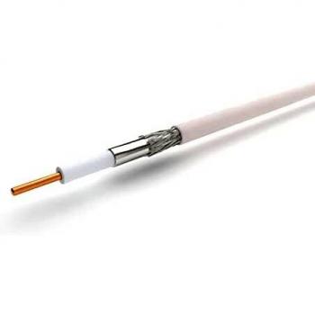 TELASS 110 White SAT CATV Antenna Cable - 100m Roll