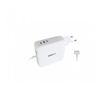 Eightt Cargador Universal para Apple MagSafe 2 con Puerto USB 45/60/85W