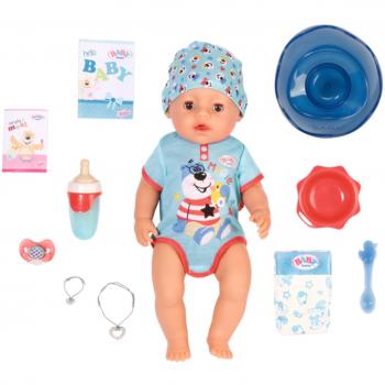 Baby Born Zapf Creation 834992 Magic Boy 43 cm - muñeca mágica con maniquí y 10 características realistas