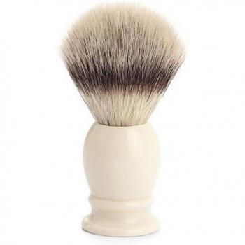 Brocha de Afeitar Mühle Classic Fibra Silvertip con Mango de Resina Color Marfil