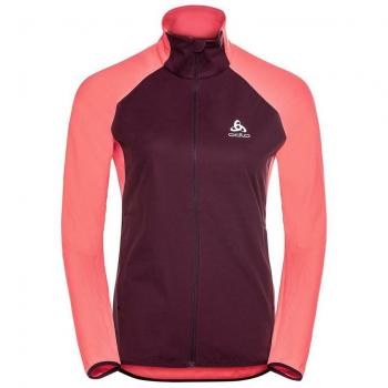 Chaqueta de running Odlo ZEROWEIGHT WARM HYBRID mujer rosa