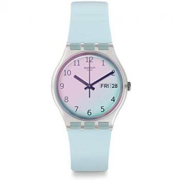 Swatch Reloj Analógico para Mujer de Cuarzo con Correa en Silicona GE713