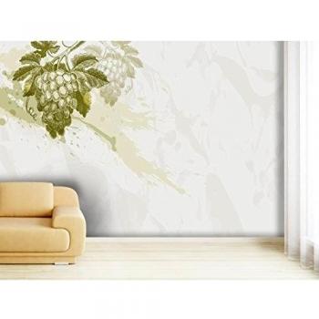Diseño de Grape Vine en diferentes tamaños de - papel pintado para paredes o de seleccionar - papel pintado para que libre de PVC, olor, respetuoso con el medio ambiente sin - papel pintado para Póster de hojas de papel de pared de cuadro de punto de p