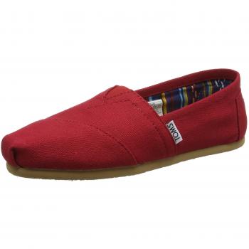 TOMS ALPARGATA CORE, Mocasines Planos, Mujer, Rojo, 41 EU