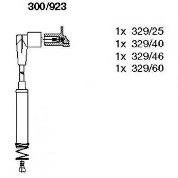 Kit de Cables de Encendido BREMI 300/923 para General Motors Opel 90442404 1612528 1612591