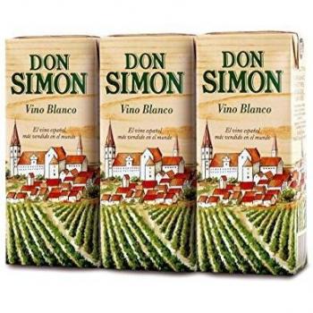 Don Simon Vino Blanco Brik, 3 x 187ml