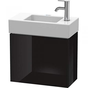Mueble Bajo Lavabo Duravit L-Cube 48x24x40cm, Suspendido, Apertura Derecha, Negro Alto Brillo