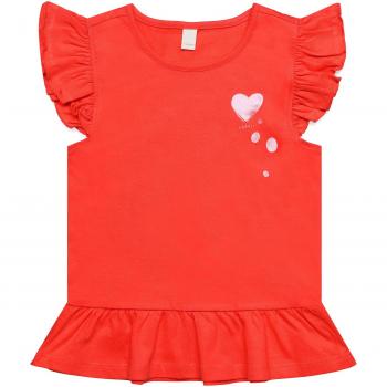 Esprit T-Shirt SS, Camiseta para Niñas, Orange