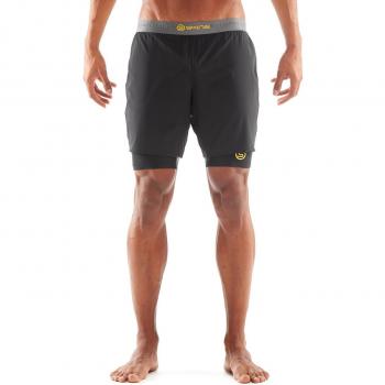 MusicSkins Super Pose Mallas cortas dnamic, para Hombre Varios colores Black/Citron Talla:xx-large