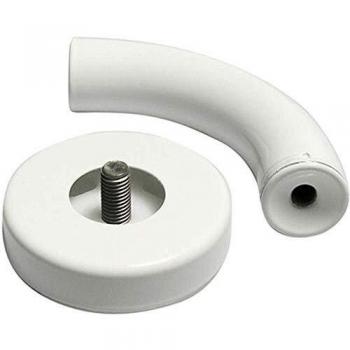 Curva de Conexión a 90° con Soporte de Pared para Accesorios de Baño para Discapacitados