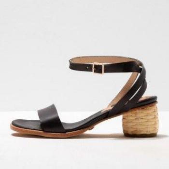 Sandalias Neosens S3300 RESTORED SKIN EBONY /MALVASIA para Mujer