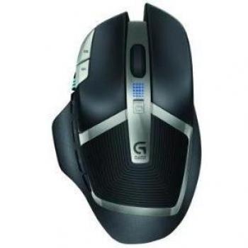 Logitech G602 - Ratón (RF inalámbrico, Juego, PC, Negro, Plata, mano derecha, USB) Monótono