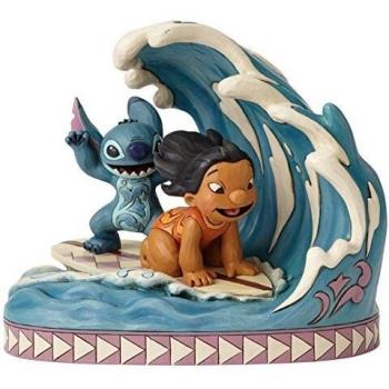 Figura Enesco Disney Lilo & Stitch Lilo & Stitch Surfeando Una Ola