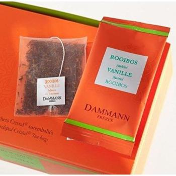 Té DAMMANN FRÈRES - Infusión ROOIBOS VAINILLA - 24 sobres cristal