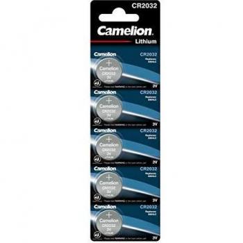 Camelion Botóns de la célula de litio, CR2032 / DL2032 / 5004LC / E-CR2032 / SB-T51, 3V - 5 piezas