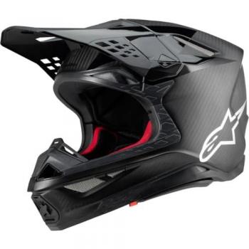 Alpinestars Casco de Cross Supertech S-M10 Fame Carbono MG 2024 Negro 2XL Matte Brillante