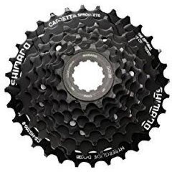 SHIMANO Kassette 9 Fach Cassetta, color negro