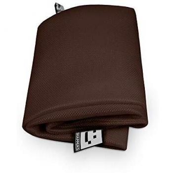 HAPPERS Funda Transpirable y Lavable 3D Marrón para recubrir Puff Pera XL