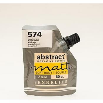 Sennelier Color acrílico mate Serie Abstract Matt 60 ml 574 amarillo primario
