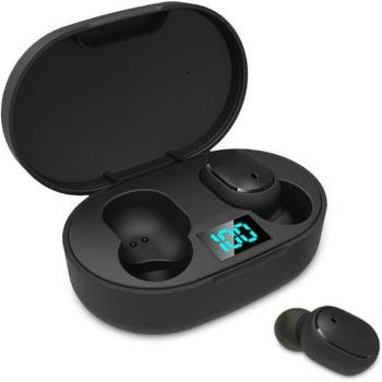 Auriculares TWS E6S Originales Inalámbricos Bluetooth 5.0 con Pantalla LED y Micrófono para Redmi, Xiaomi, iPhone y Android
