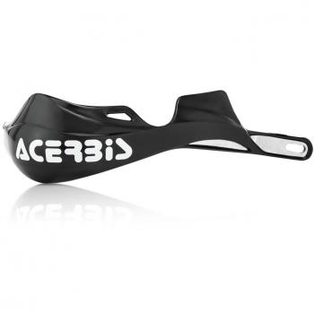Acerbis Paramanos Rally Pro Negro con Shell de Guardia de Mano en color Negro y Blanco, tamaño único