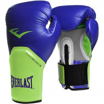 Everlast 2300BL/G14 - Guante de boxeo elite, color azul/ verde
