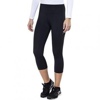 ASICS Spiral Mallas 3/4, Mujer, Negro