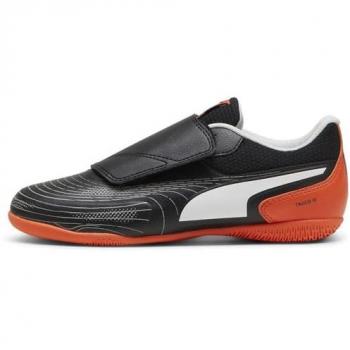 Zapatillas de fútbol sala Puma Truco III V Jr negras para niños