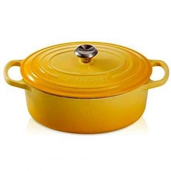 Le Creuset Signature Enamelled Cast Iron Oval Dutch Oven 31 cm in Bamboo Green