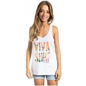 Rip Curl Malinalli Tank - Camiseta para mujer, color blanco, talla L