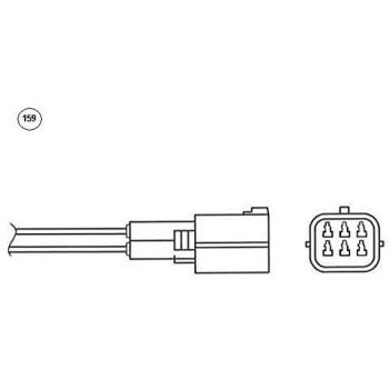 Sonda Lambda NTK 93269 - Sensor de Oxígeno de Alta Precisión