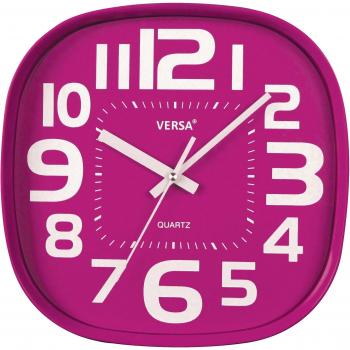 Versa  Reloj Cuadrado Fucsia