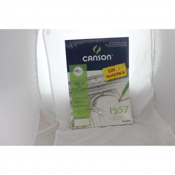 Canson A3 1557 Maxipack drawing paper pack, 120gsm, 150 sheets