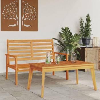 Conjunto de jardín de madera maciza de Acacia Marrón