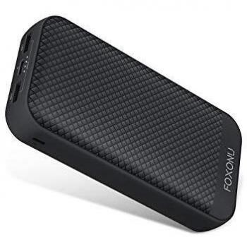 FOXONU Powerbank 26800mAh, 4 Indicadores LED Batería Externa Ultra Alta Capacidad Power Bank con 2 Salidas USB y Entradas Tipo C y Micro 2, para Teléfonos Móviles, Tabletas y Más Dispositivos