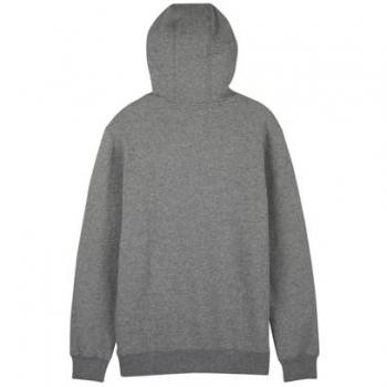 Sudadera con Capucha Fox Racing Head Grafito Jaspeado, Unisex Adulto, Color Negro Gris, Talla M