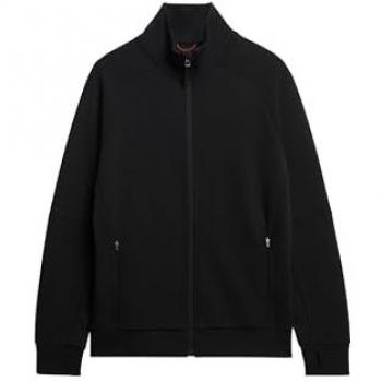 Superdry Tech Full Zip Tracktop Sweatshirt Black Size S