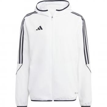 Adidas Tiro 23 League Waterproof Windbreaker Jacket for Men - White/Dark Grey, Size 2XL