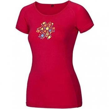 Ocun Bamboo Meadow - Camiseta Manga Corta Mujer - Rosa Talla M 2019