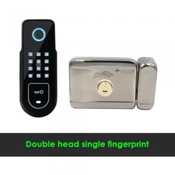 Cerradura de puerta sin llave con control remoto, teclado digital, huella dactilar, tarjeta IC 13.56 MHZ, PasswordLock, fácil de instalar