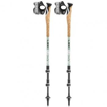 Bastones Leki Cross Trail Carbon para running (par, color gris, modelo UNICA)