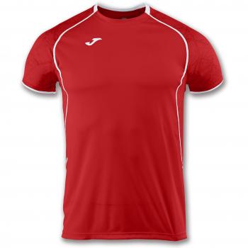 Joma Camiseta Olimpia Rojo-Blanco M/C - Camiseta técnica de Manga Corta, Unisex, Rojo -