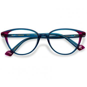 Etnia Barcelona Virginia TQFU Armazones para Mujer Azules, 52 Lentes Recetadas