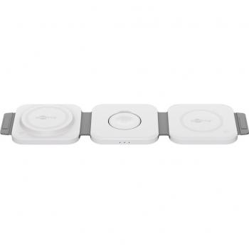 Cargador Inalámbrico 3 en 1 Plegable 15W para iPhone, Apple Watch y AirPods