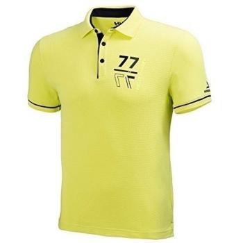 Helly Hansen HP Racing - Polo para hombre, color amarillo, talla L